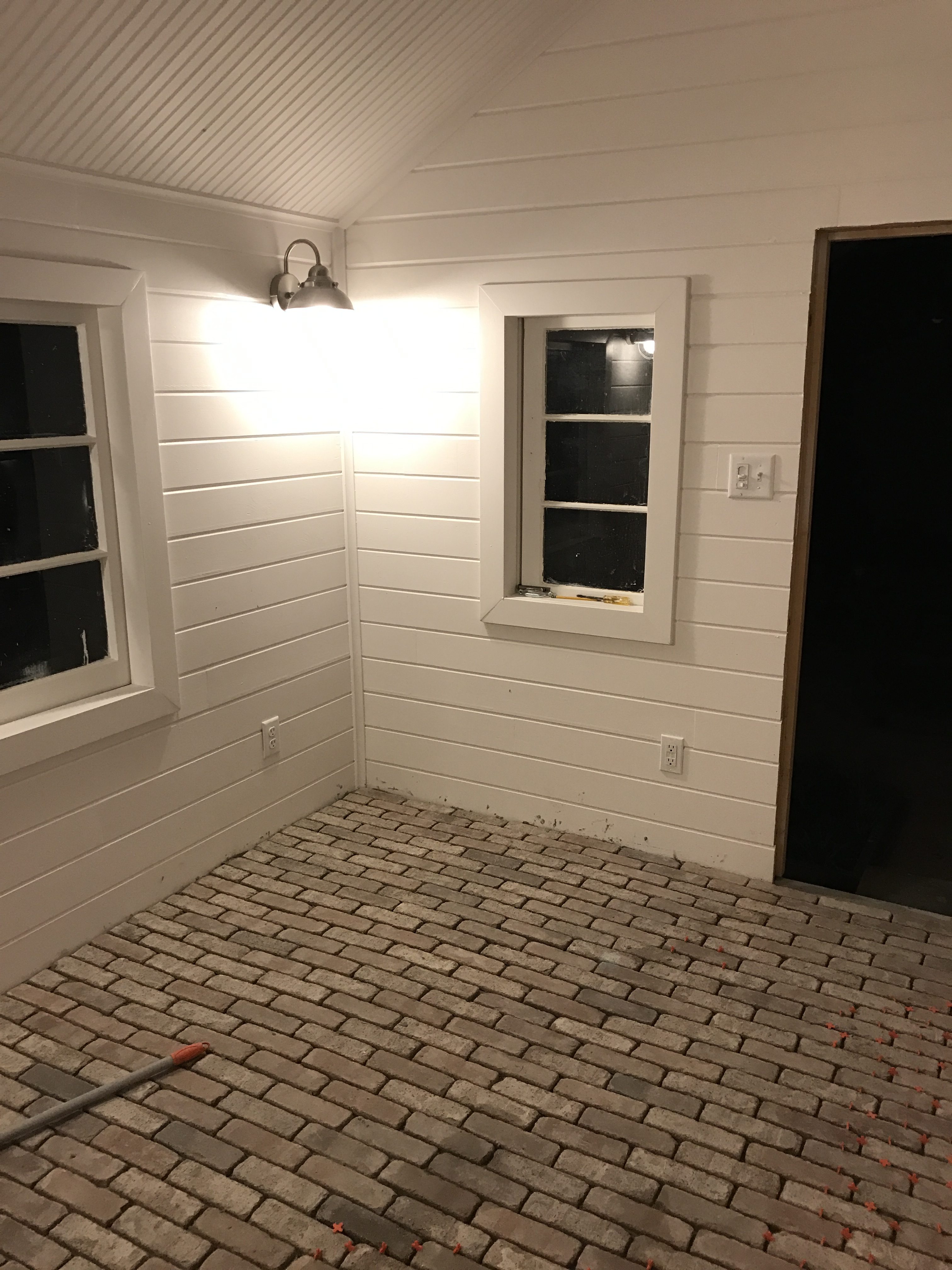 Relaid correctly with spacers...